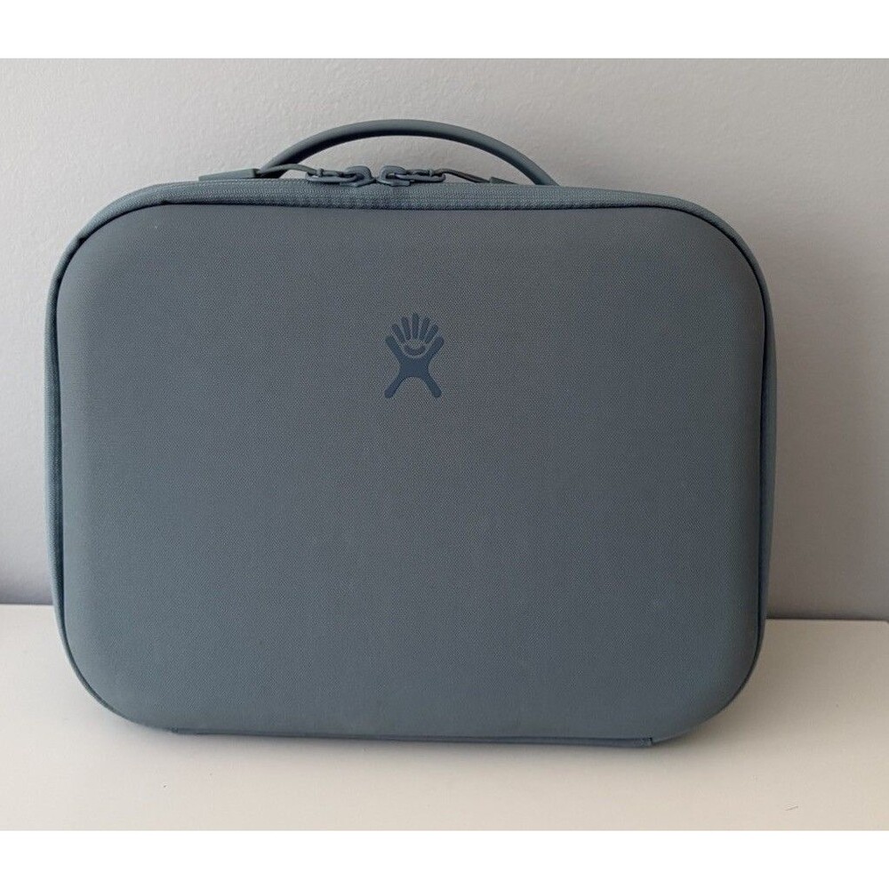 Hydro Flask Insulated Hard Sided Lunch Box Small 3.5 Liter Baltic Blue Gray EUC